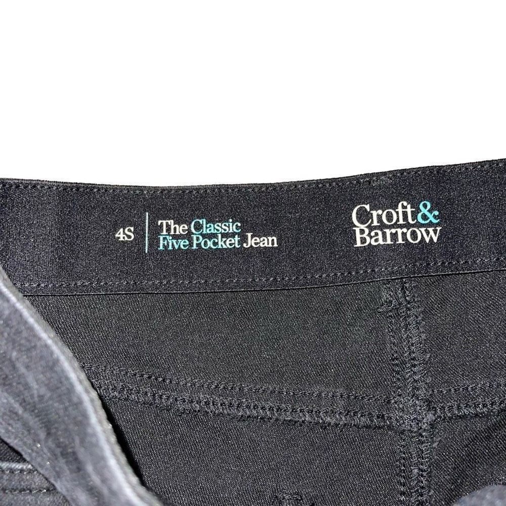 Croft & Barrow Black Classic 5 Pocket Jeans Size 4S - Picture 6 of 7